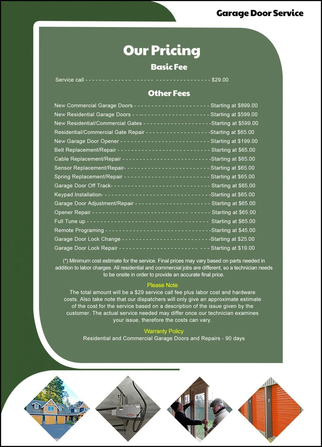 Staten Island Metro Garage Door Service Staten Island, NY 347-455-8903